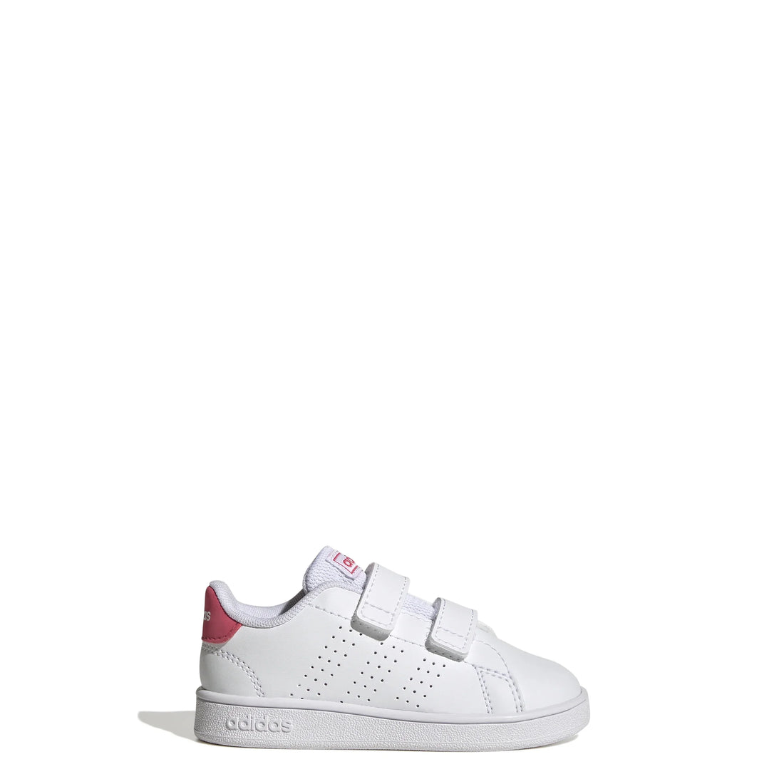 Adidas Βρεφικά Sneakers Advantage Λευκό Ροζ