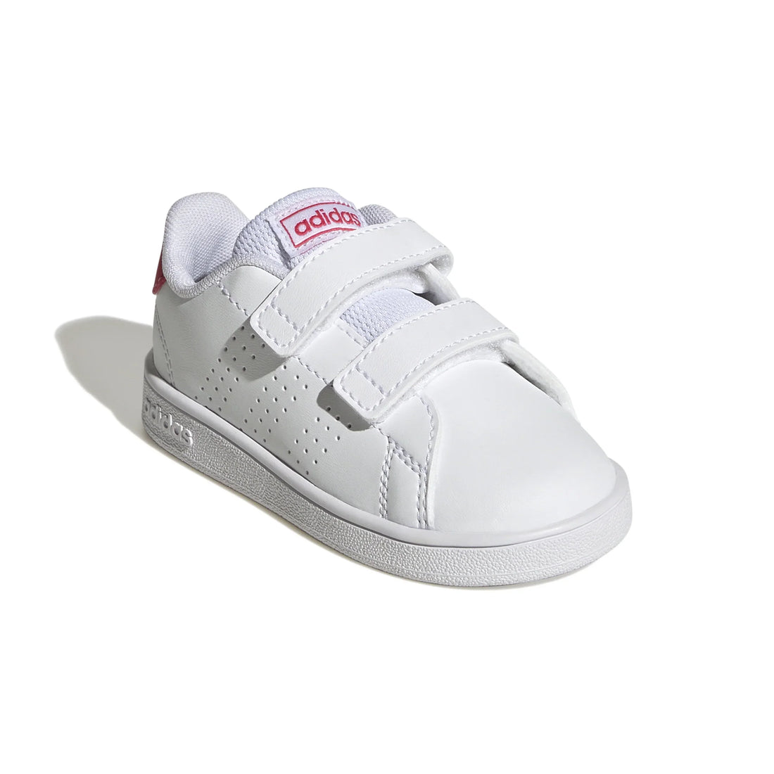 Adidas Βρεφικά Sneakers Advantage Λευκό Ροζ