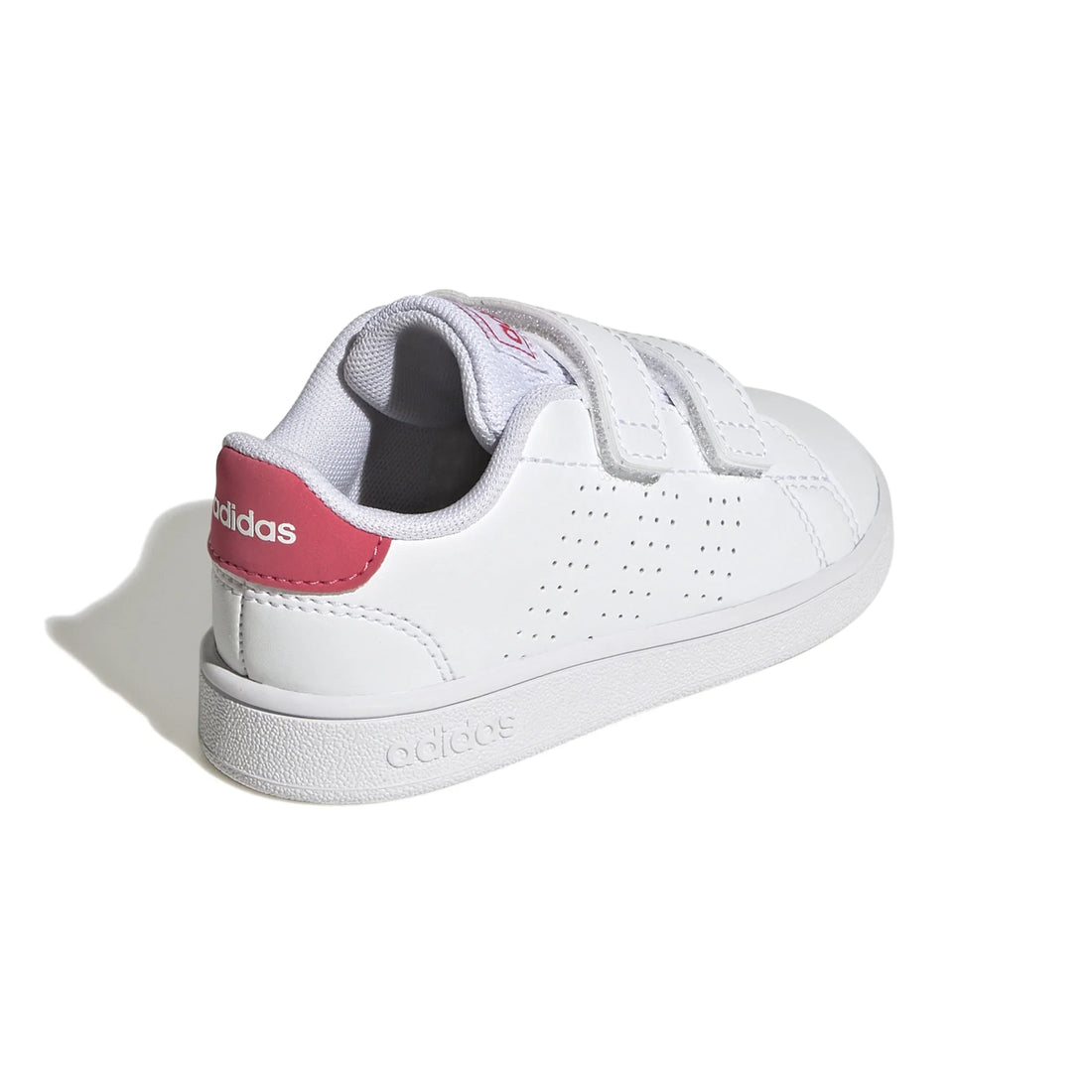 Adidas Βρεφικά Sneakers Advantage Λευκό Ροζ