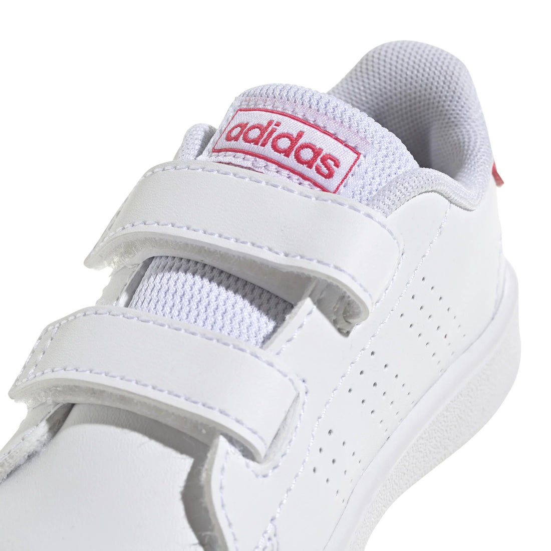 Adidas Βρεφικά Sneakers Advantage Λευκό Ροζ