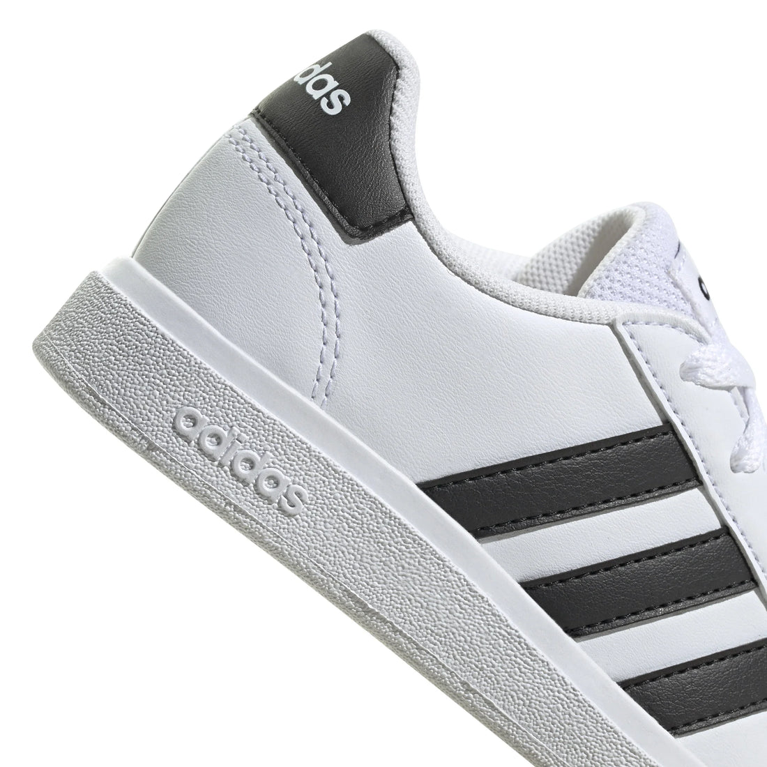 Adidas Παιδικά Grand Court Κορδόνι Λευκό/Μαυρό