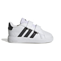 Adidas Βρεφικά Grand Court Λευκό Μάυρο