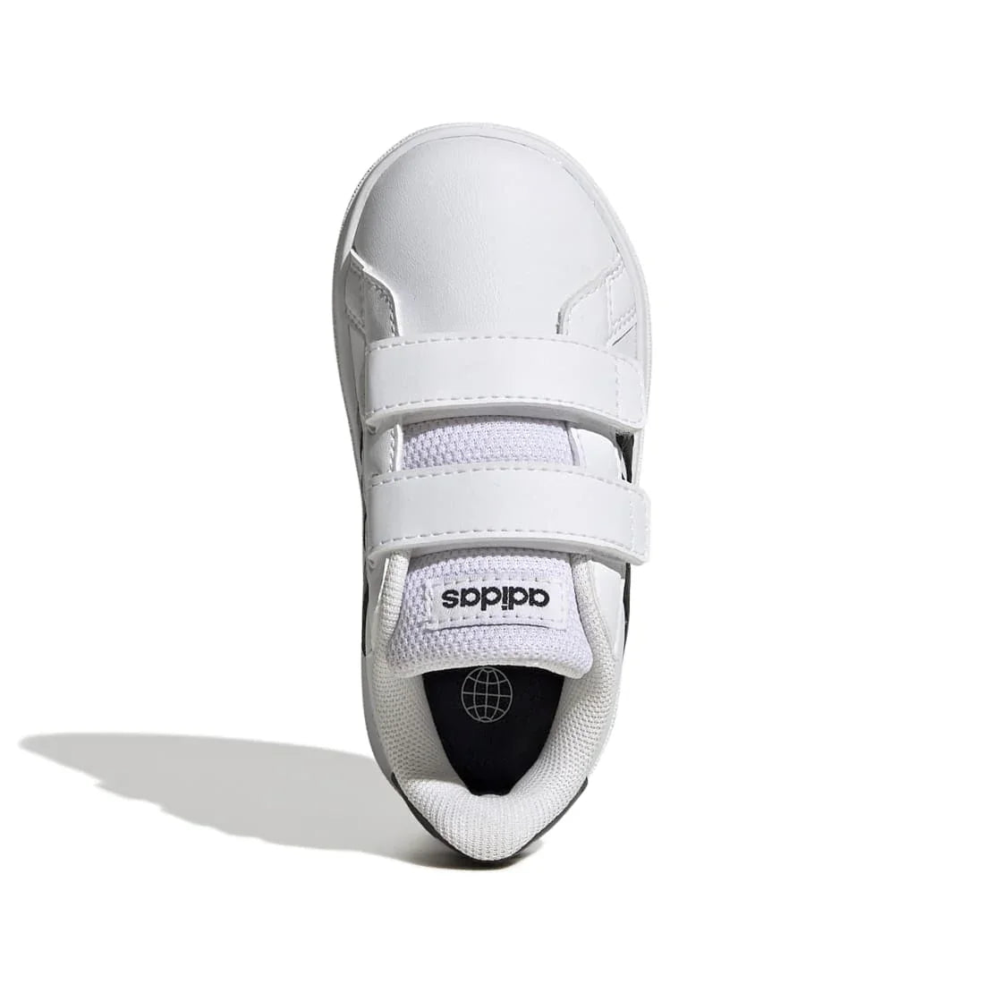 Adidas Βρεφικά Grand Court Λευκό Μάυρο