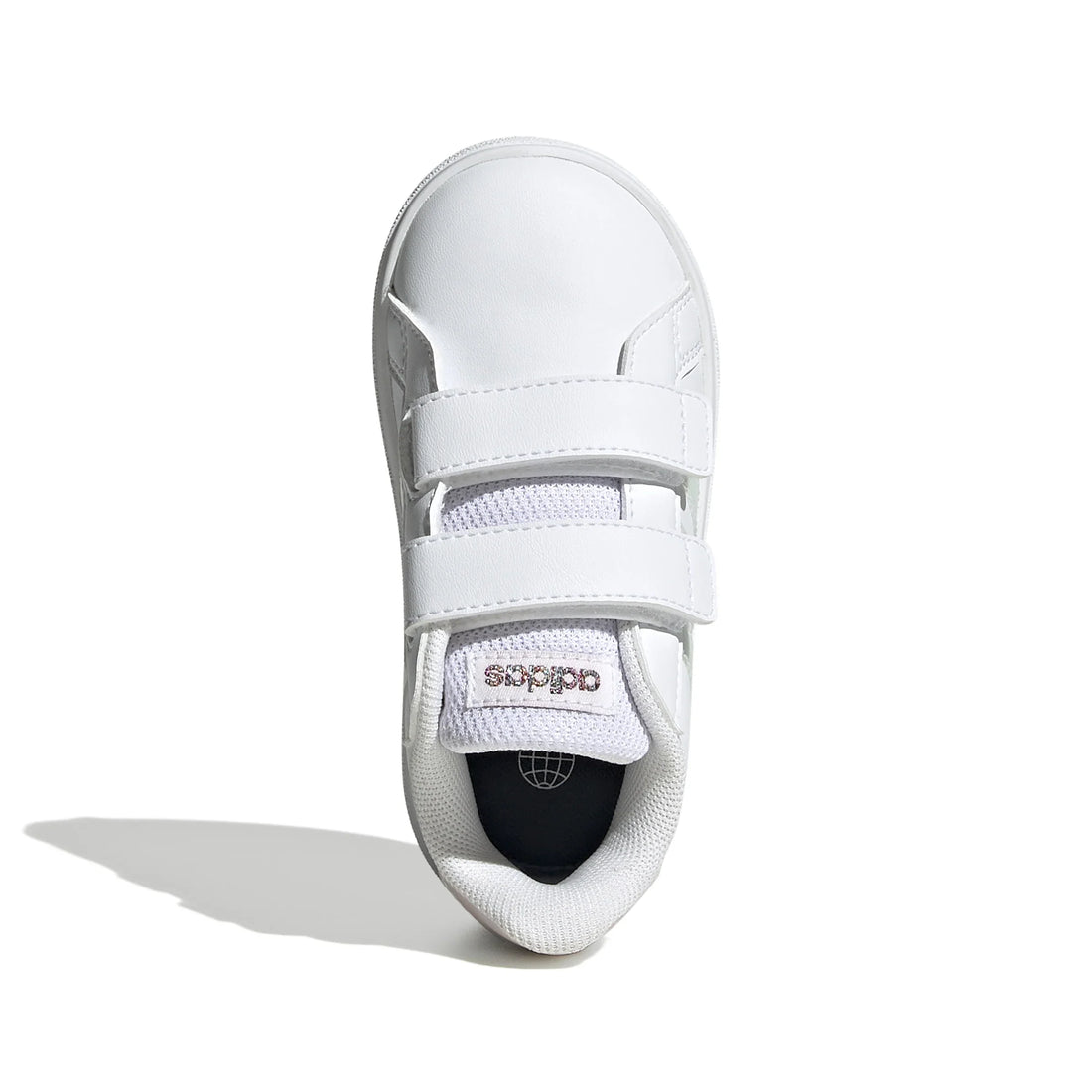 Adidas Βρεφικά Sneakers Grand Court Λευκό- Ιριδίζον