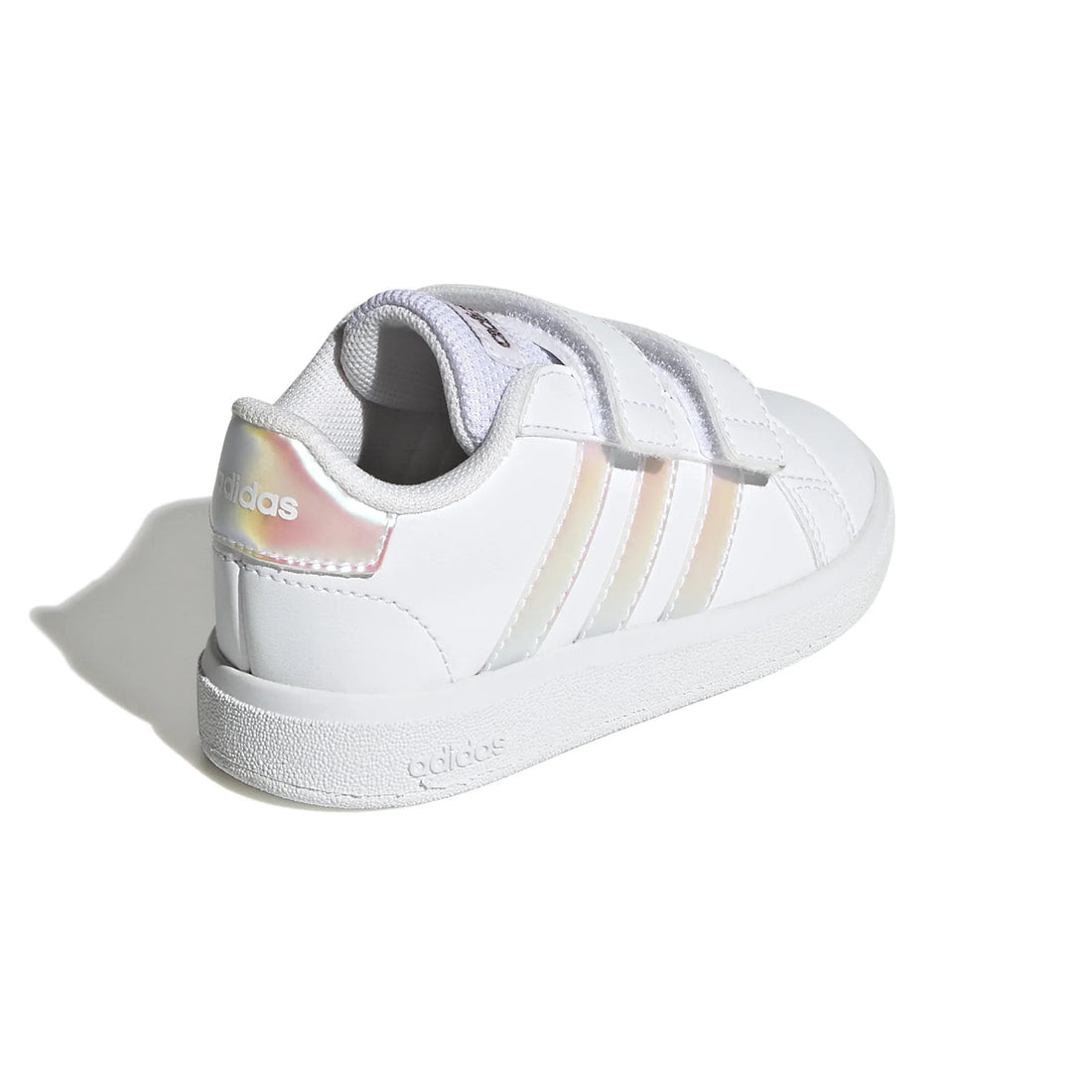 Adidas Βρεφικά Sneakers Grand Court Λευκό- Ιριδίζον