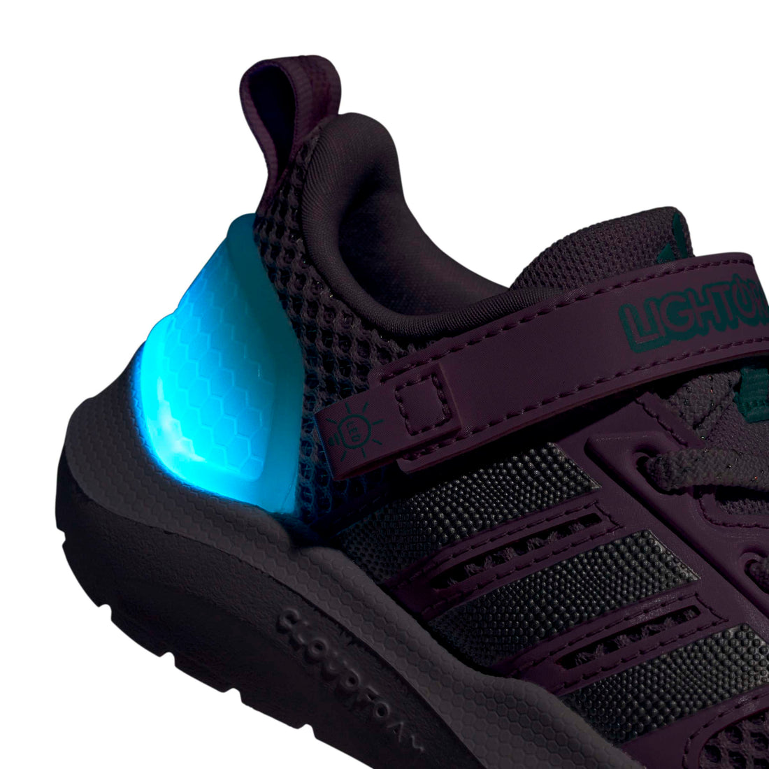 Adidas Βρεφικά Αθλητικά Lightorama  Φωτάκια Μωβ