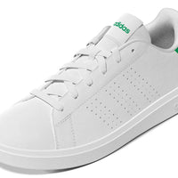 Adidas Παιδικά Advantage Base 2.0 J  Λευκό Πράσινο Κορδόνι