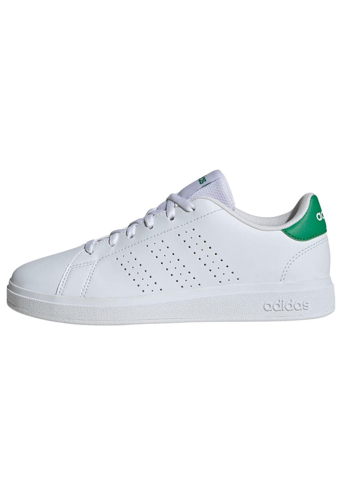 Adidas Παιδικά Advantage Base 2.0 J  Λευκό Πράσινο Κορδόνι