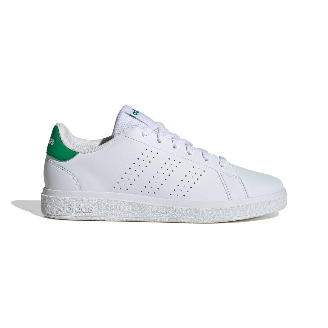 Adidas Παιδικά Advantage Base 2.0 J  Λευκό Πράσινο Κορδόνι
