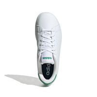Adidas Παιδικά Advantage Base 2.0 J  Λευκό Πράσινο Κορδόνι