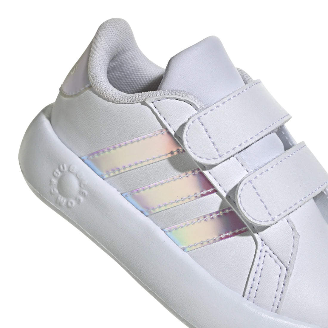 Adidas Βρεφικά Cf I Grand Court 2.0 Λευκό-Ιριδίζον