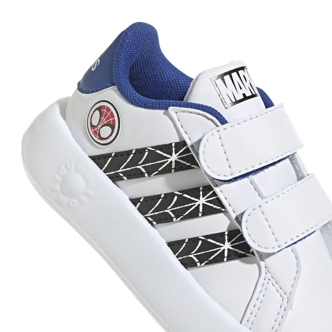 Adidas Βρεφικά Cf Grand Court Spider-Man Λευκό-Μπλέ