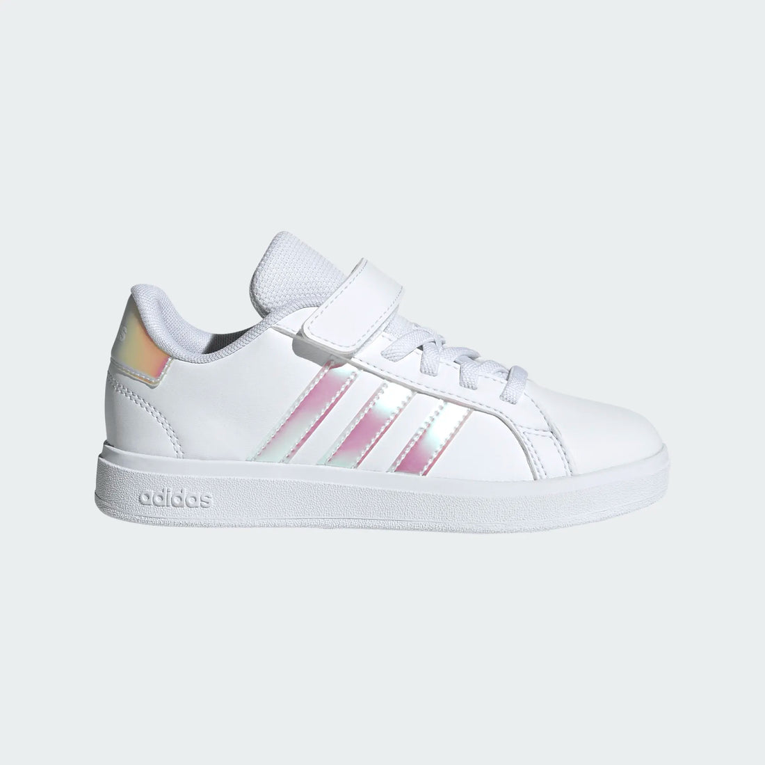Adidas Παιδικά Grand Court Λευκό-Ιριδίζον