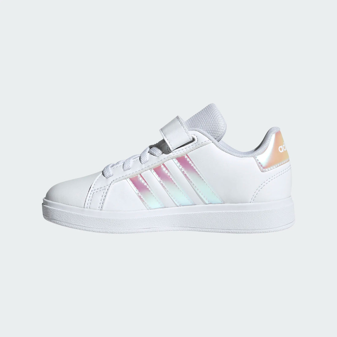 Adidas Παιδικά Grand Court Λευκό-Ιριδίζον