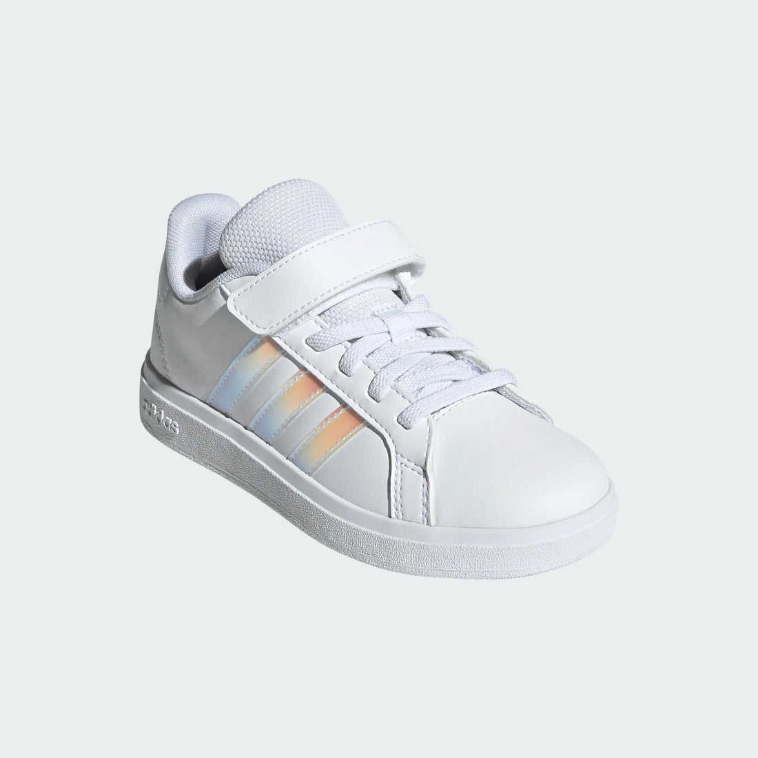 Adidas Παιδικά Grand Court Λευκό-Ιριδίζον