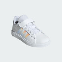 Adidas Παιδικά Grand Court Λευκό-Ιριδίζον