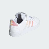 Adidas Παιδικά Grand Court Λευκό-Ιριδίζον