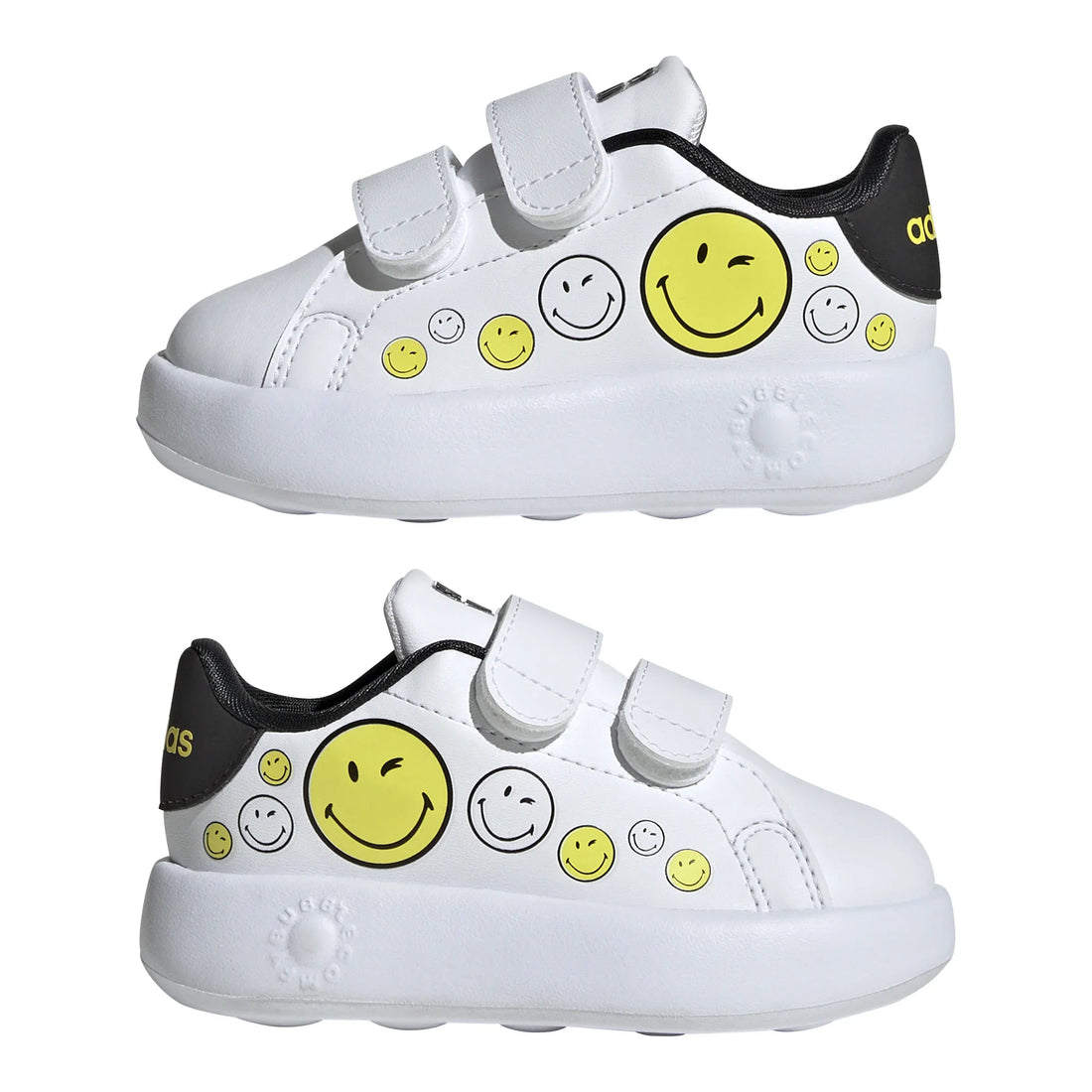 Adidas Βρεφικά Cf Advantage Smiley I  Λευκό