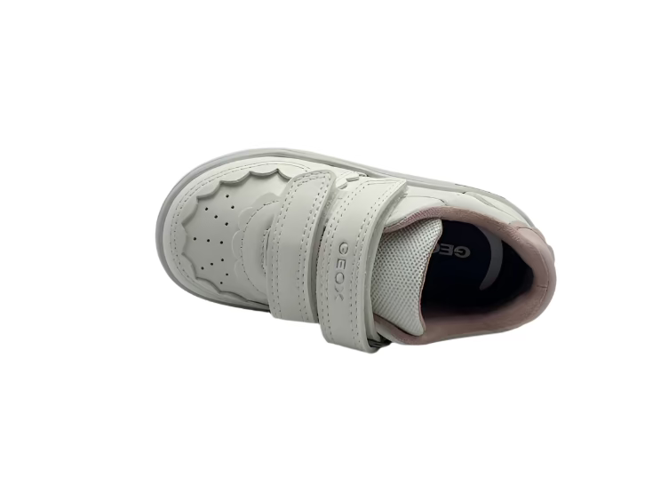 Geox Βρεφικά Sneakers Eclyper Λευκό Ροζ