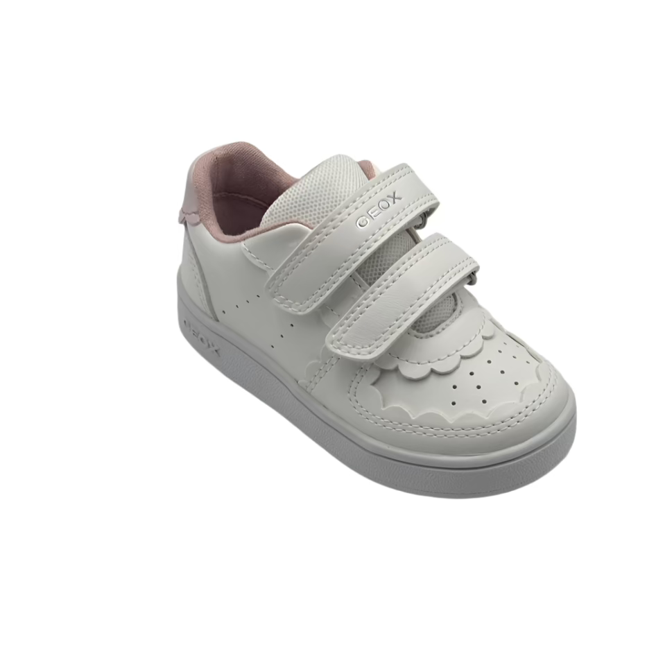 Geox Βρεφικά Sneakers Eclyper Λευκό Ροζ