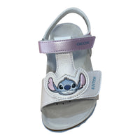 Geox Βρεφικά Πέδιλα Chalki Stitch Λευκά