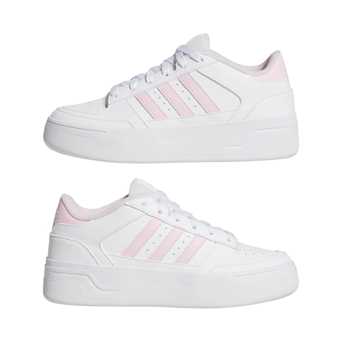 Adidas Παιδικά Break Start Bold  Λεύκο-Ροζ Κορδόνι