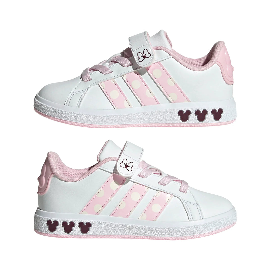 Adidas Παιδικά Grand Court Minne Mouse  Λευκό-Ροζ