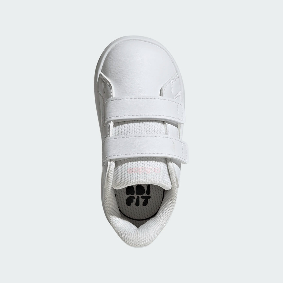 Adidas Βρεφικά Sneakers Grand Court Λευκό- Ιριδίζον