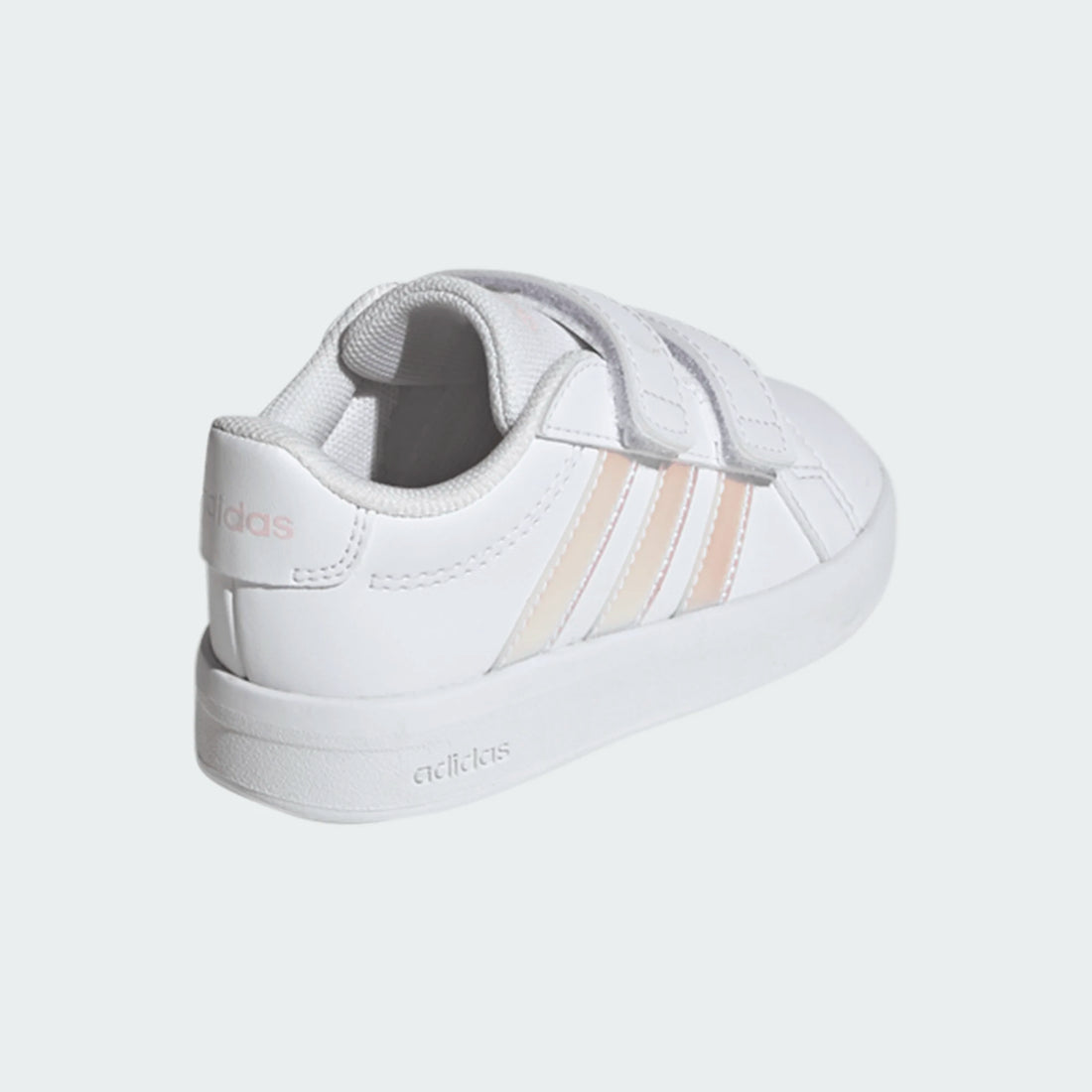 Adidas Βρεφικά Sneakers Grand Court Λευκό- Ιριδίζον