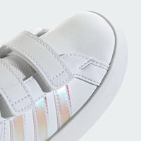 Adidas Βρεφικά Sneakers Grand Court Λευκό- Ιριδίζον