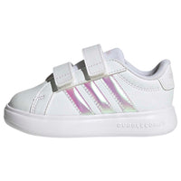 Adidas Βρεφικά Sneakers Grand Court Bubble CF Λευκό- Ιριδίζον