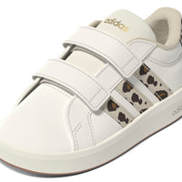 Adidas Βρεφικά Sneakers Grand Court Λευκό- Λεοπάρ