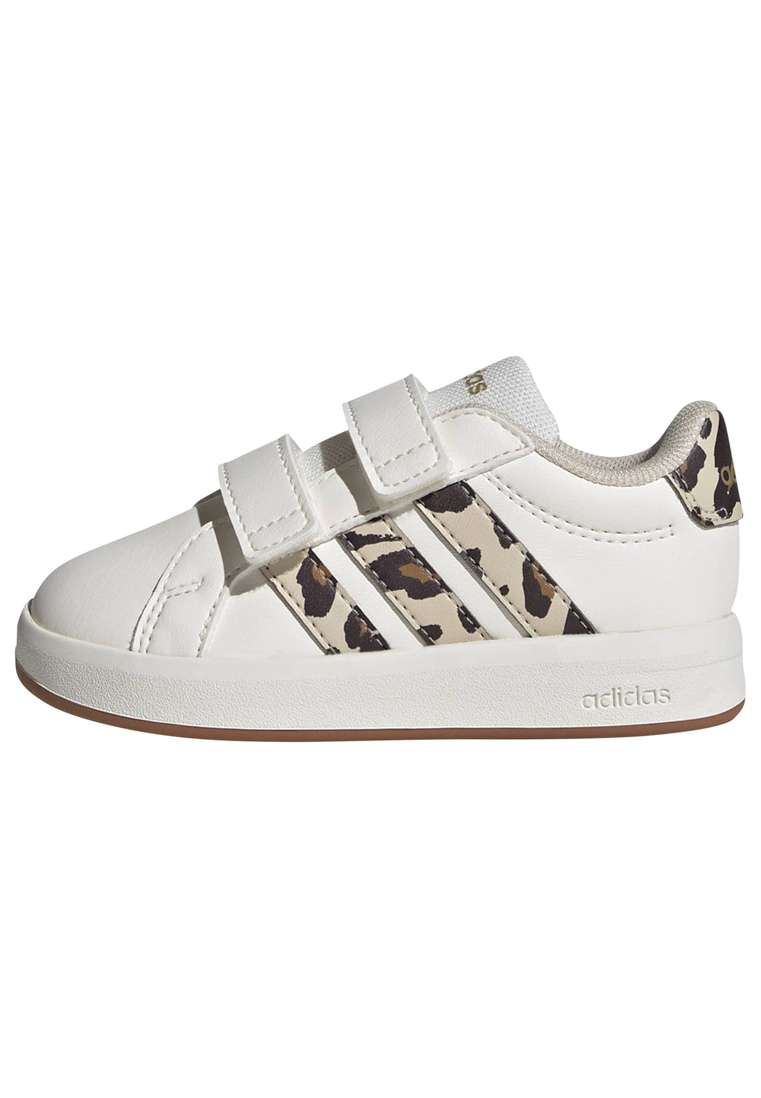 Adidas Βρεφικά Sneakers Grand Court Λευκό- Λεοπάρ