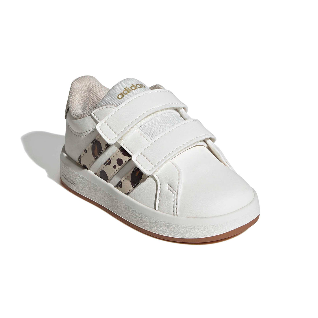 Adidas Βρεφικά Sneakers Grand Court Λευκό- Λεοπάρ
