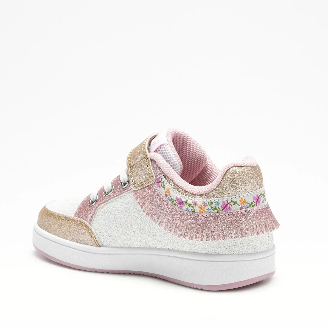 Lelli Kelly Sneakers Frangetta Λευκά Glitter Φωτακια