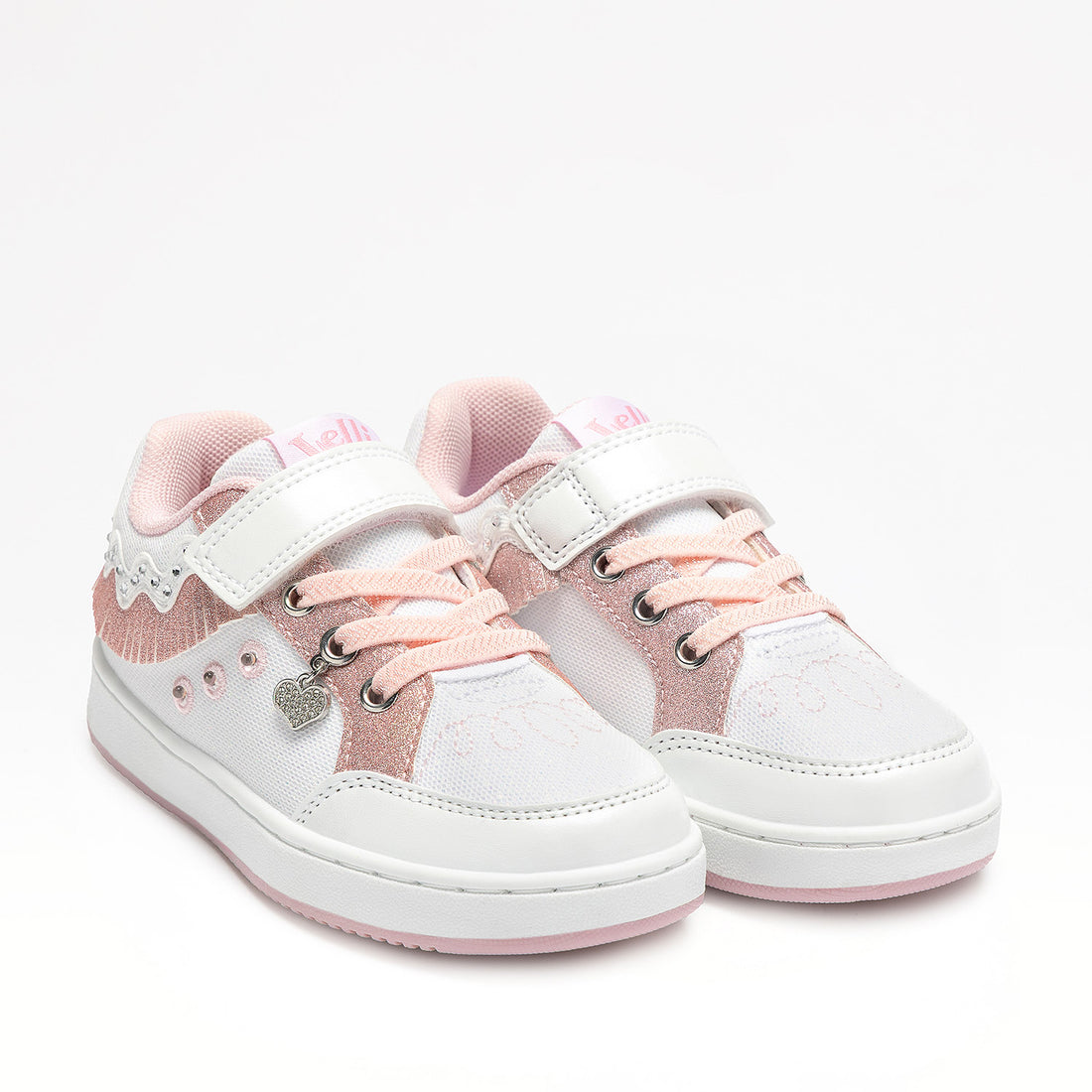 Lelli Kelly Sneakers Frangetta Λευκά Glitter Φωτακια