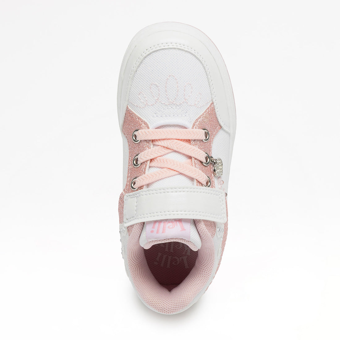 Lelli Kelly Sneakers Frangetta Λευκά Glitter Φωτακια