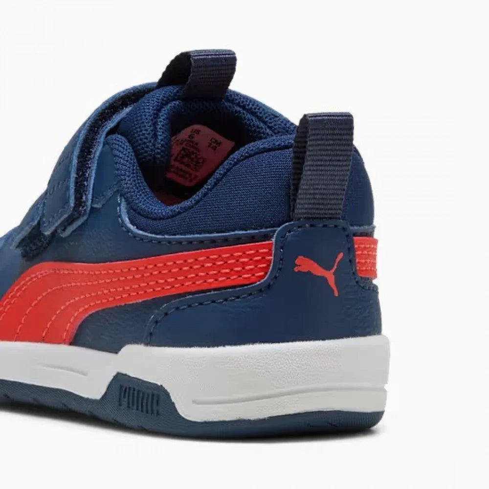 Puma Multiflex 2 Βρεφικό Sneakers Μπλε / Κόκκινο