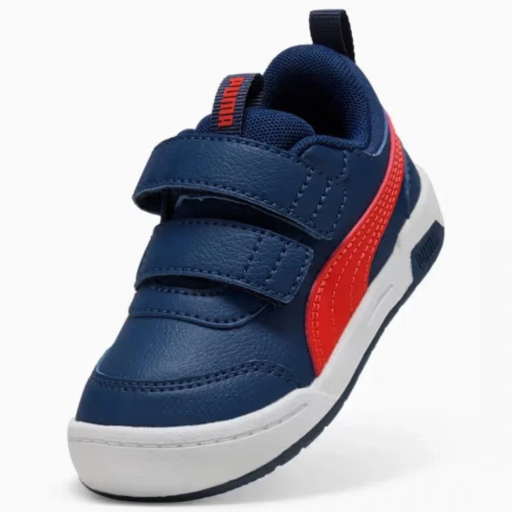 Puma Multiflex 2 Βρεφικό Sneakers Μπλε / Κόκκινο