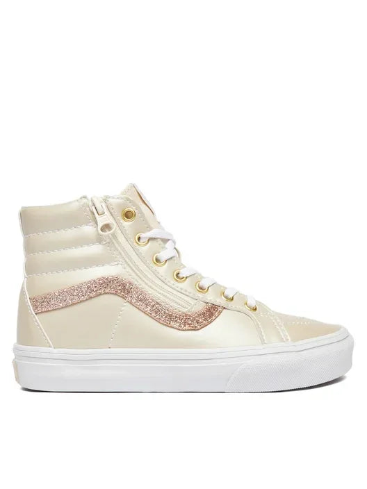 Vans Παιδικά Μποτάκι SK8-Hi Reissue Side Zip  Εκρού