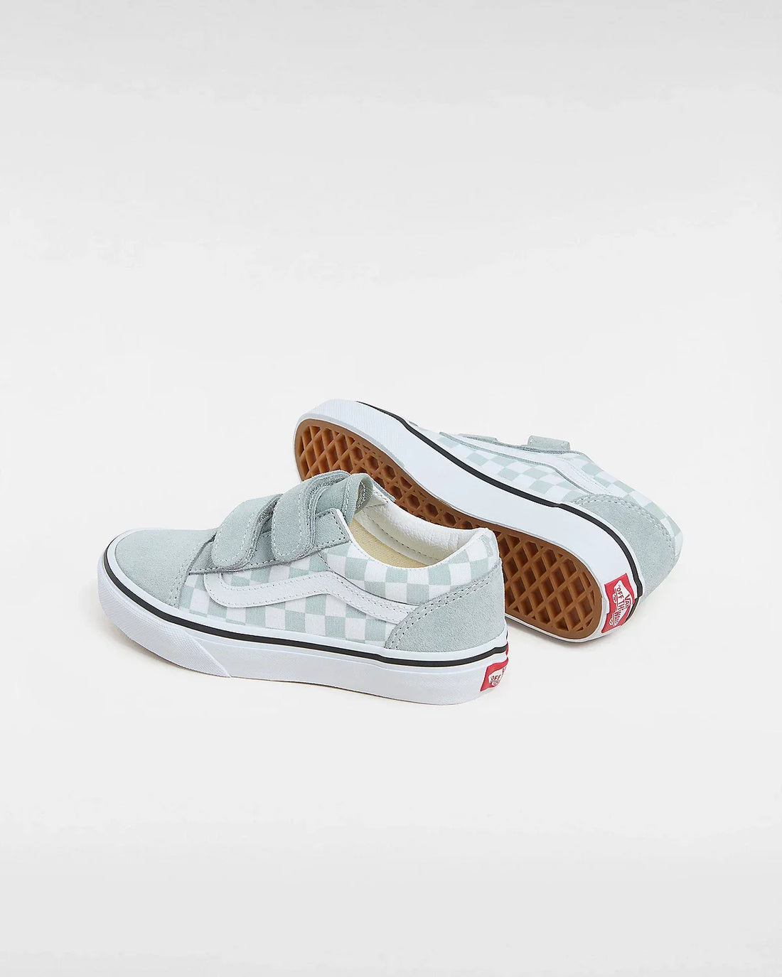 Vans Παιδικά Old Skool Σκακιέρα Γκρι