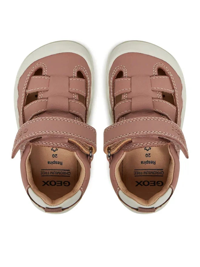Geox Βρεφικά Πέδιλα Steppieup Ροζ