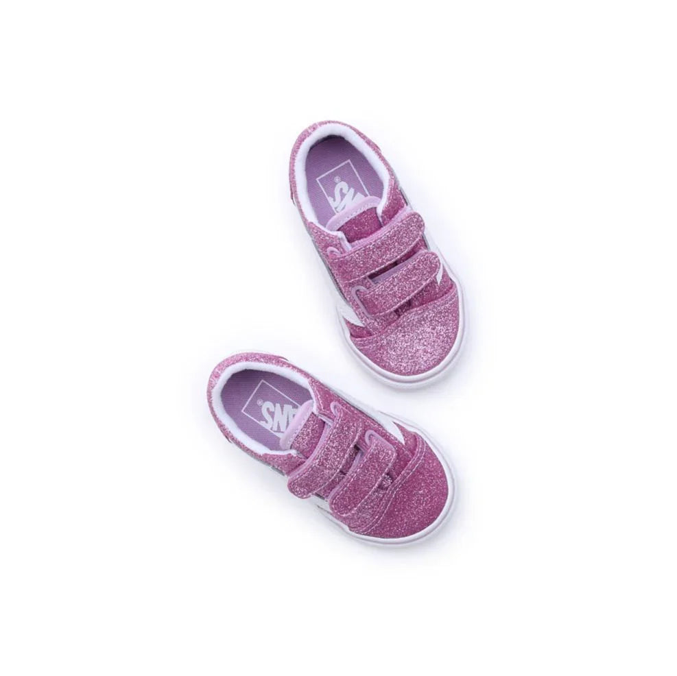 Vans Βρεφικά Old skool Glitter Λιλα