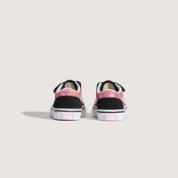 Vans Βρεφικά Old Skool Pink Floral  Μαύρο