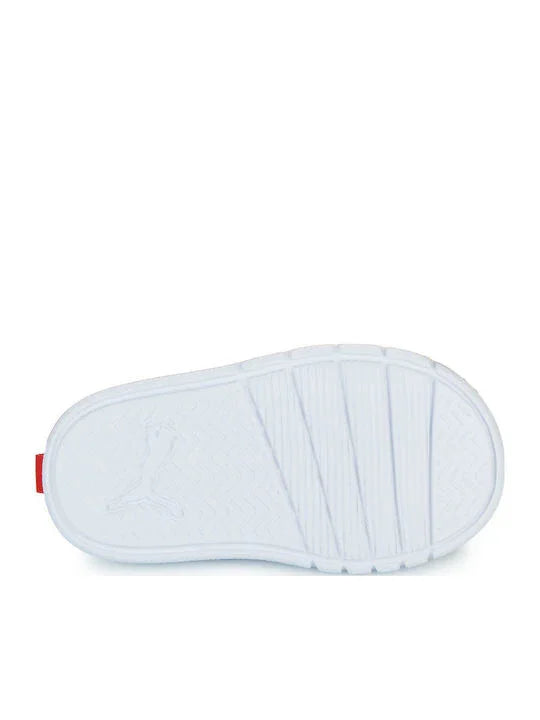 Puma Courtflex V3 V Inf Παιδικά Sneakers Μπλε