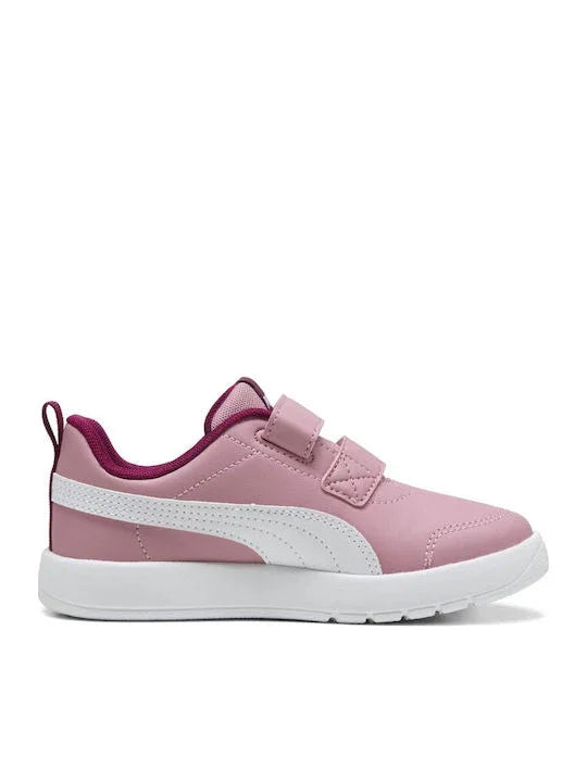 Puma Courtflex V3 Παιδικά Sneakers Ροζ