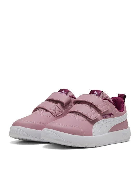 Puma Courtflex V3 Παιδικά Sneakers Ροζ