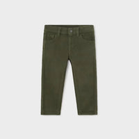 Mayoral Bebe Παντελόνι Κοτλέ Slim Fit Χακί 14-00502-030