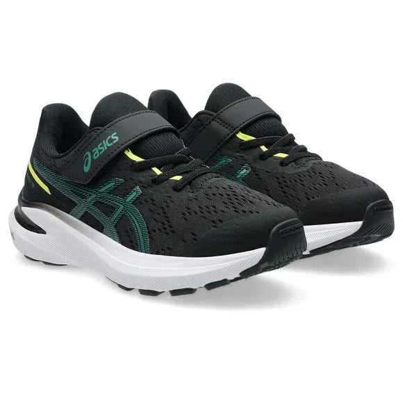 Asics Παιδικά Gt-1000 13ps Μάυρο/Πρασ Αυτοκόλητο