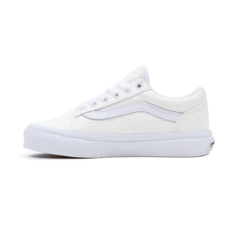 Vans Old Skool Παιδικά Glitter Λευκό - elBimbo - Κέρκυρα